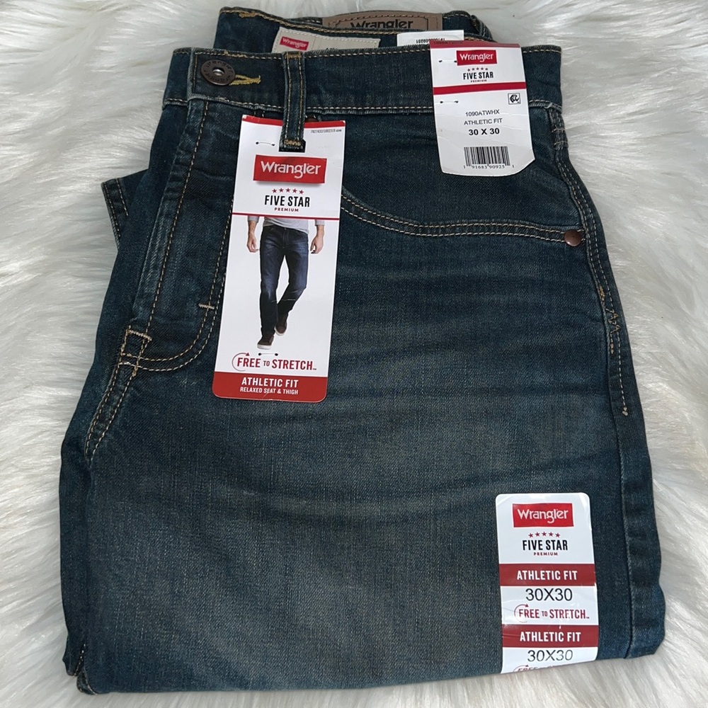 Wrangler Men's Athletic Fit Jeans 30X30